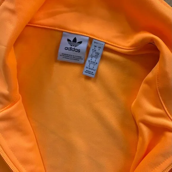 Adidas Track Jacket in Orange - Size S - Picture 4 of 5
